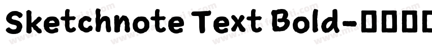 Sketchnote Text Bold字体转换